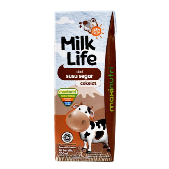

MILK LIFE COKELAT UHT 200 ML 8991999111445