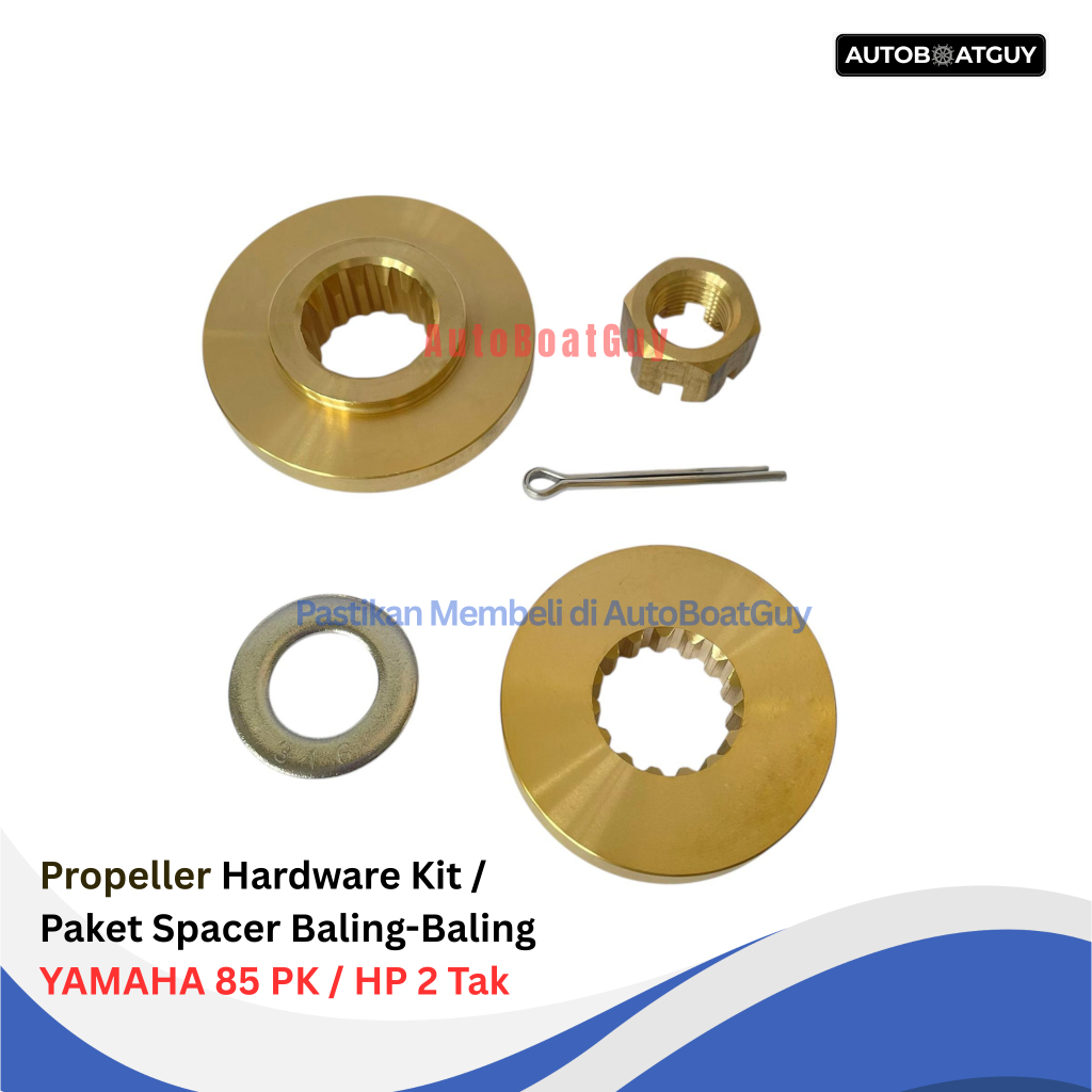 Propeller Hardware Kit / Paket Spacer Baling-Baling YAMAHA 85 PK /HP 2 Tak