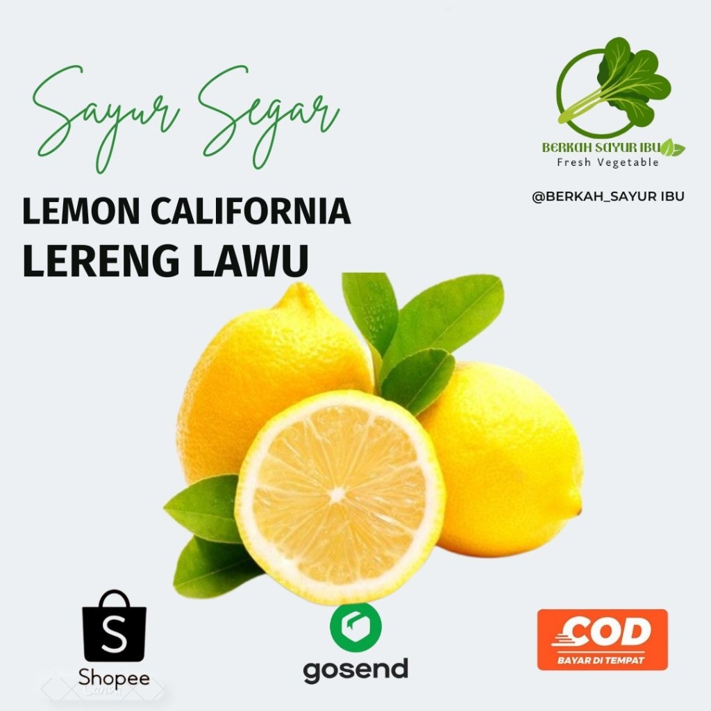 

BERKAH_SAYURIBU-Lemon segar callifornia 1kg