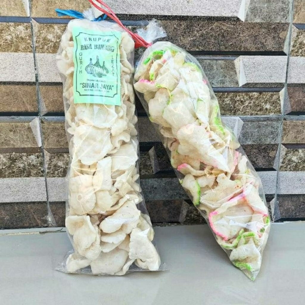 

Khas Kediri Kerupuk Pasir Krupuk Upil Opak Rasa Bawang Krupuk Gebres Pedas Manis
