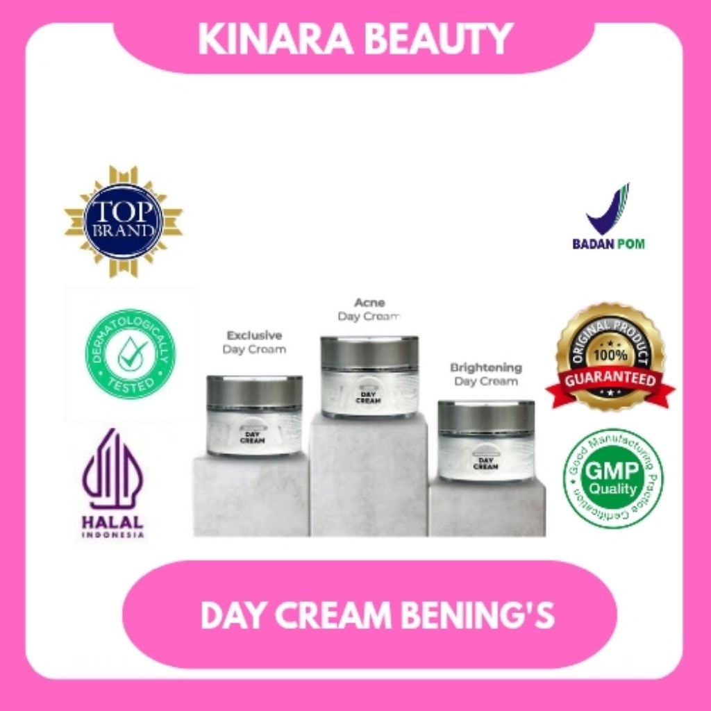 DAY CREAM BENING'S SKINCARE BY DR OKY PRATAMA / BENING'S CLINIC / BENING SKINCARE