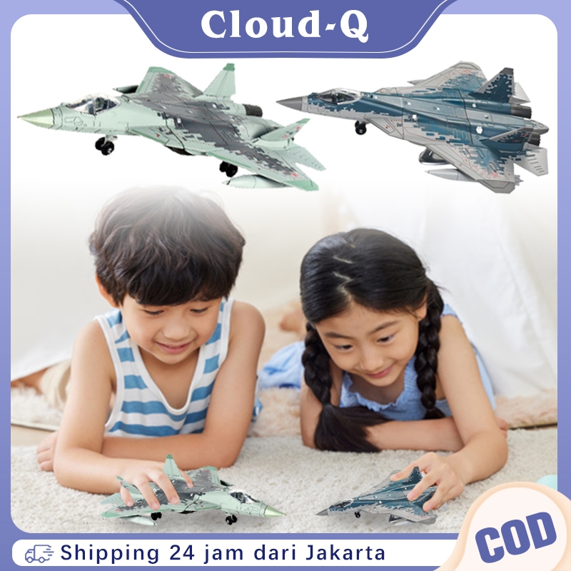 Jerman Mainan Pesawat SU-57 1:72 Model Kit Pesawat Tempur Pesawat Mini