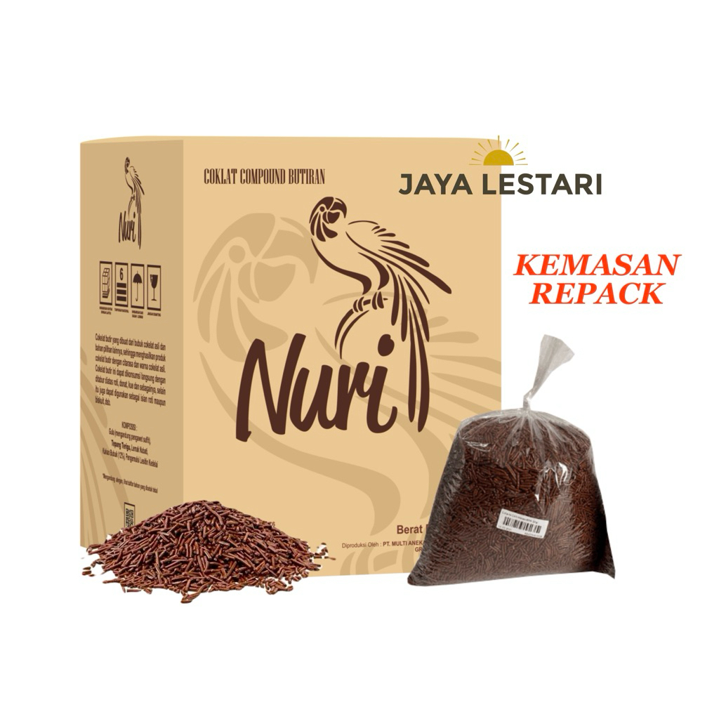 

Nuri Meses Cokelat (Kemasan Repack) (250g, 500g, 1kg)