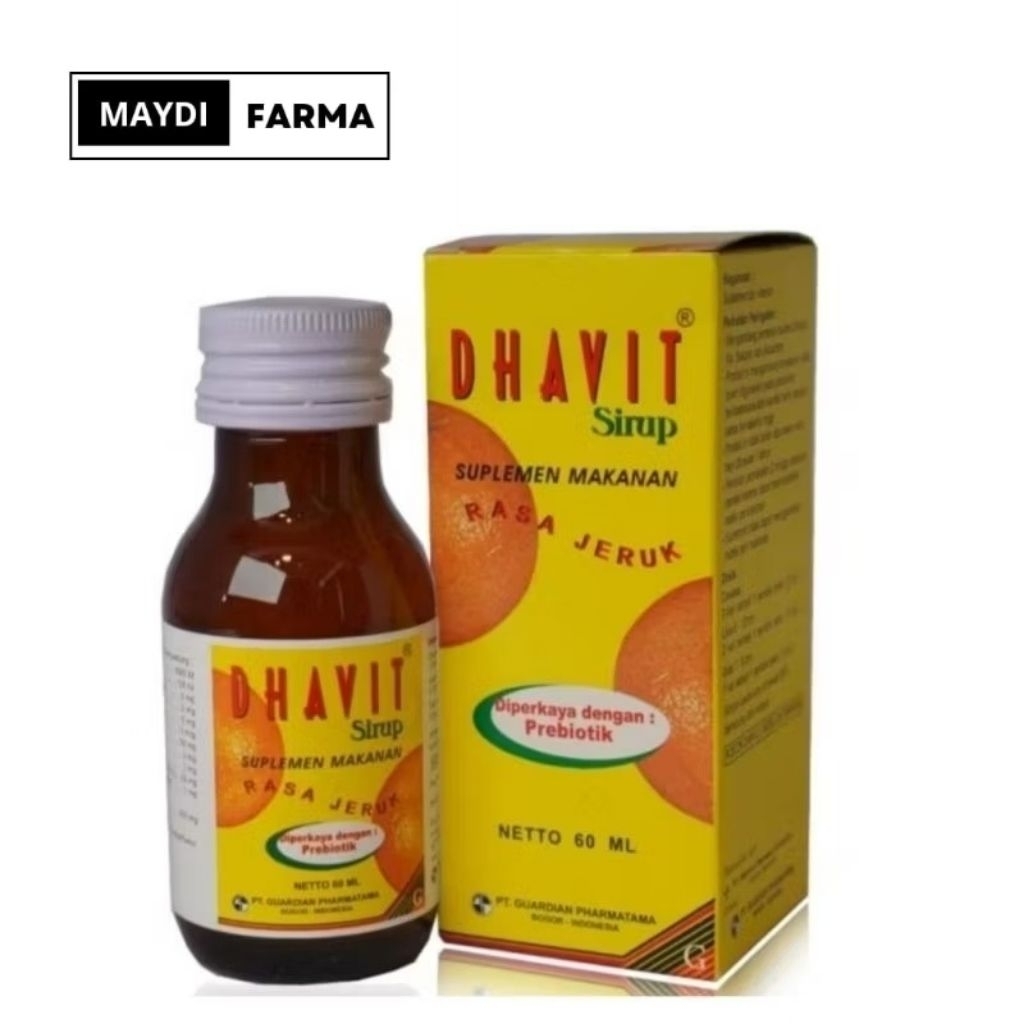DHAVIT Syrup Botol 60 ml - Suplemen DHA dan Vitamin untuk Anak