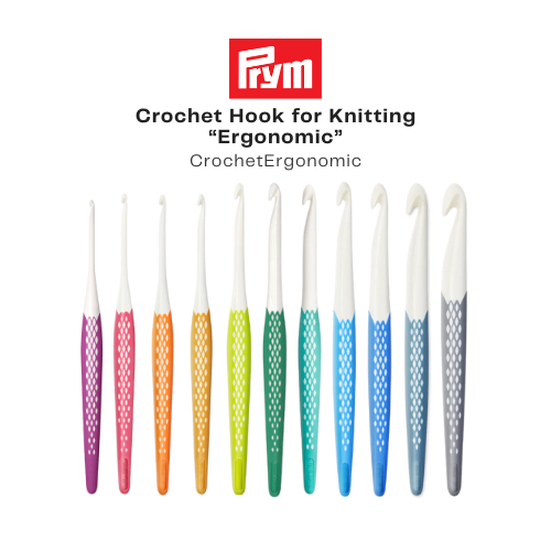 Crochet Hook for Knitting of "Ergonomic" PRYM