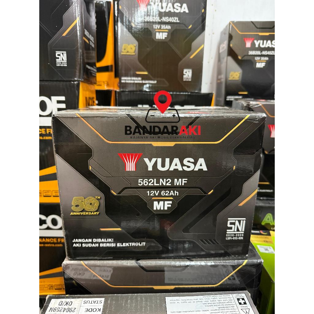 AKI YUASA KERING LN2 / 562LN2   , INNOVA REBORN BENSIN , FORTUNER VRZ BENSIN, CHEVROLET JAMINAN 100%