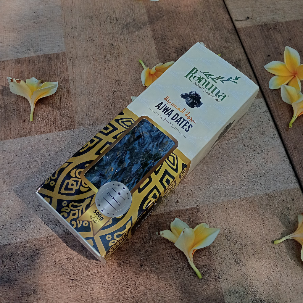 

Kurma Ajwa Ranuna Kurma Nabi Original Grade A DIY