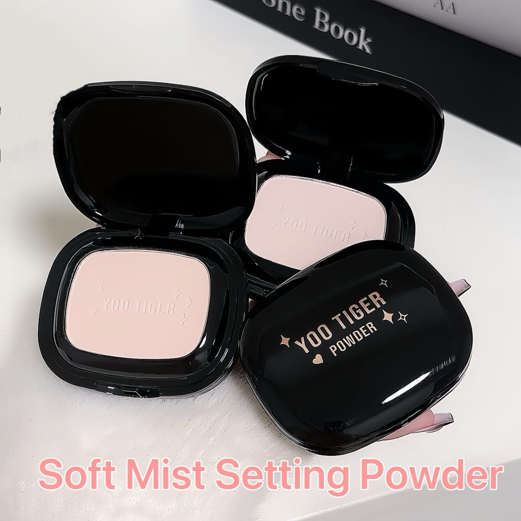 Bedak Tabur LAMEILA - Bedak Padat Cushion - Bedak Padat Pressed Powder Oil Control 2 Layer - Bedak L