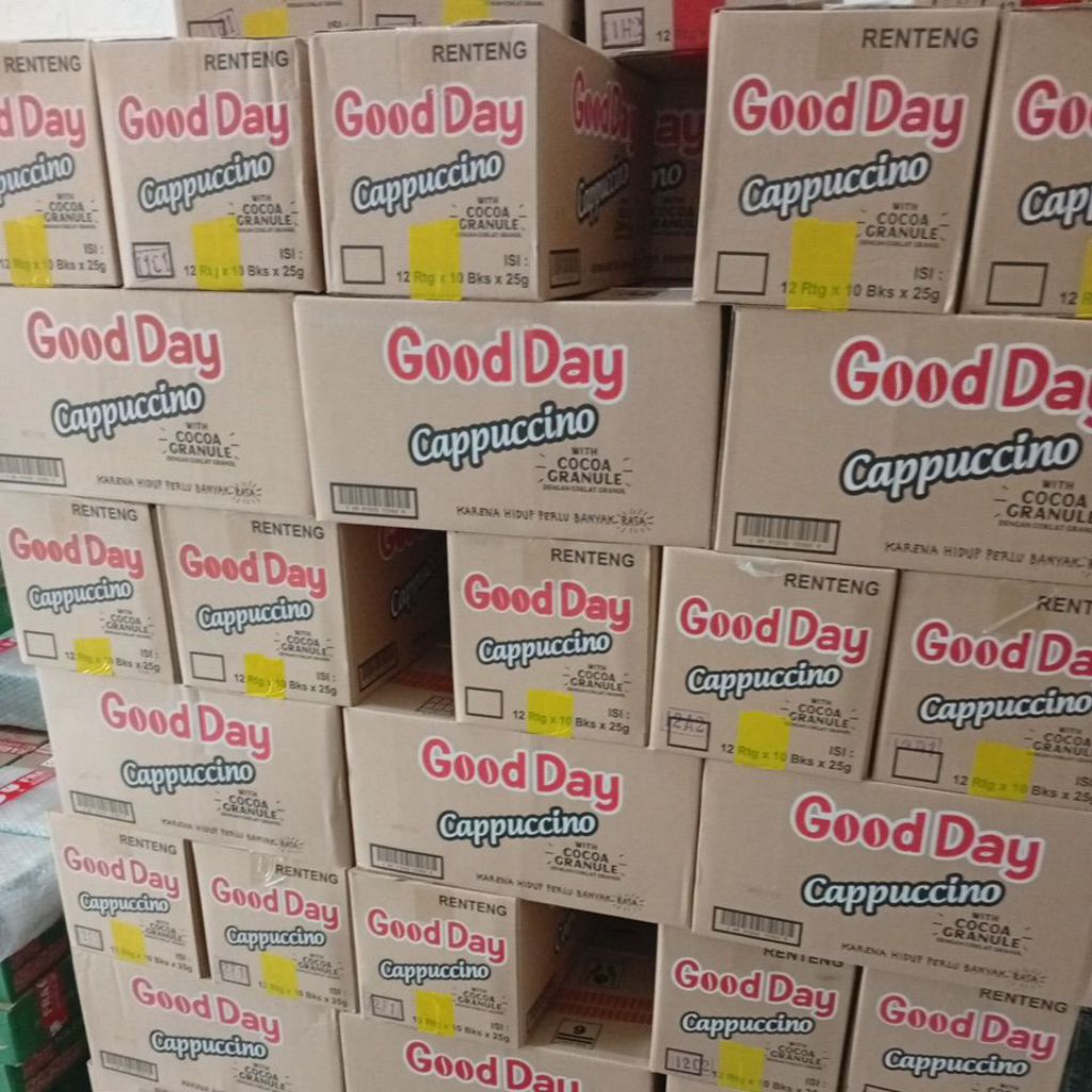 

Goodday cappucino 1 dus isi 12 renteng kapal api top coffee