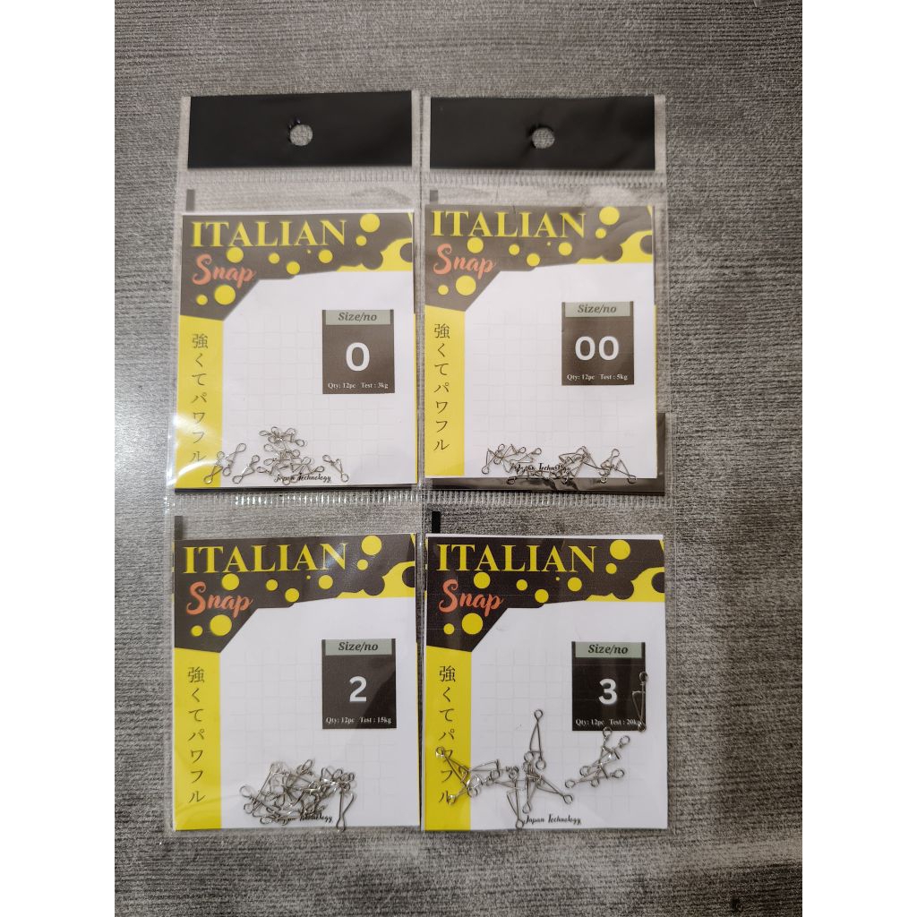 ITALIAN SNAP Snap pancing peniti pancing peniti pelampung snap pelampung italian snap murah