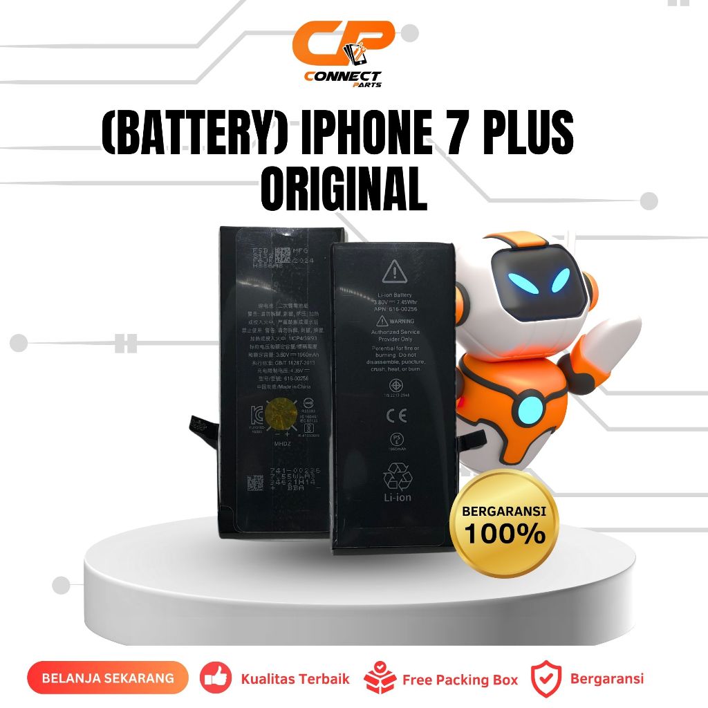 (BATTERY) IPHONE 7 PLUS (2900 mAh)  (BATTERY) IPHONE ORIGINAL