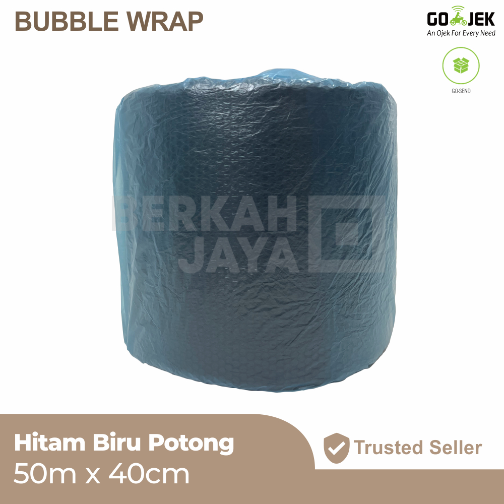 

[KHUSUS GOJEK / GRAB] Bubble Wrap 50m x 40cm BLACK (HITAM)