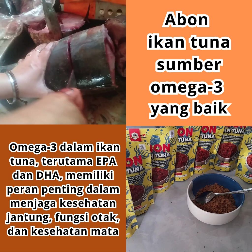 

abon ikan tuna yang enak dan lezat poach 100gr