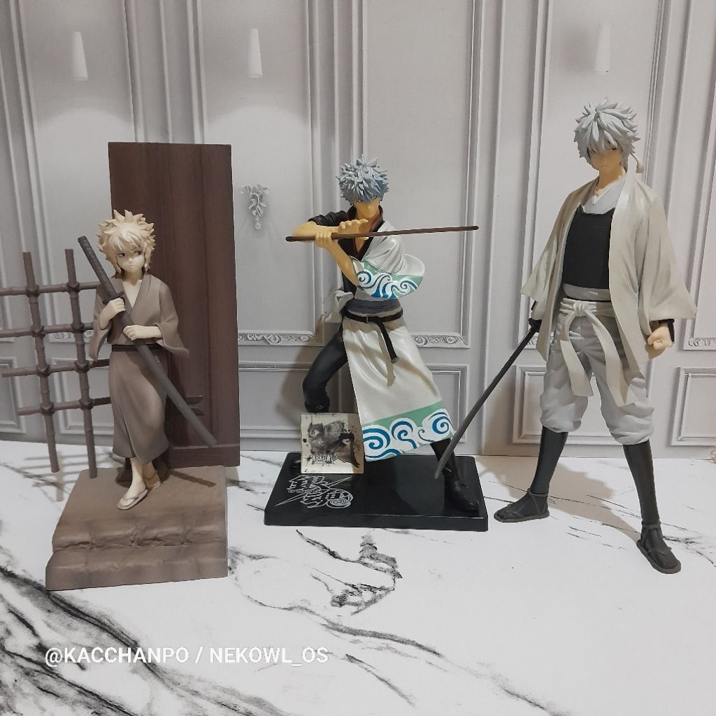 Sakata Gintoki Action Figure Original / Official Gintama Ichiban Kuji Ikuji Prize Figur Crane Game D