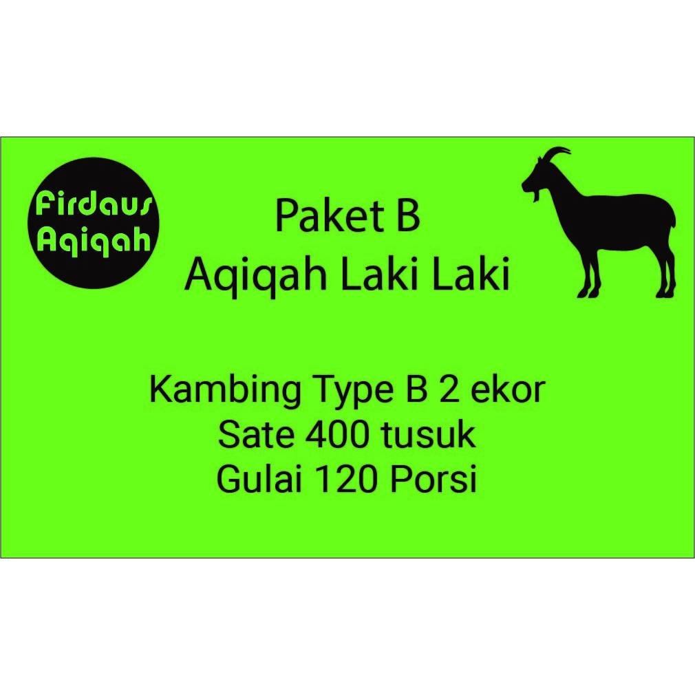 

Paket Aqiqah Type B Anak laki laki