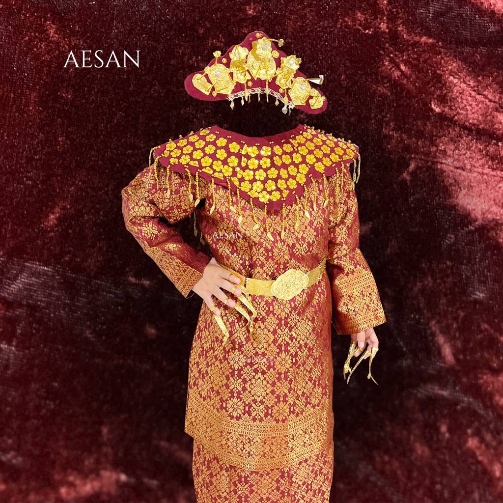 Aesan - Set Baju Kurung Tari Pengantin Palembang