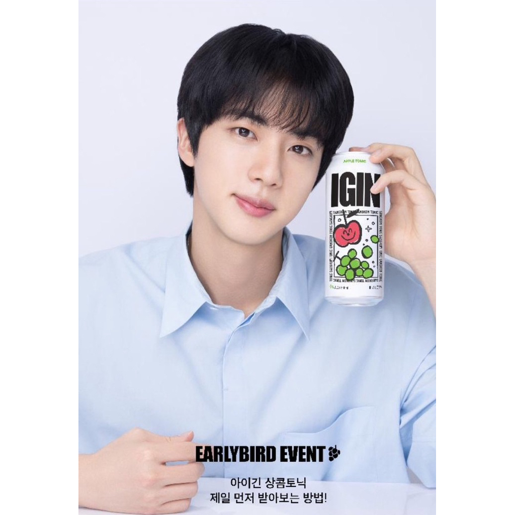 

[ Pre-Order — HANDCARRY ] BTS JIN IGIN SANGKOM TONIC - APPLE TONIC MUSCAT SUBAK WATERMELON PLUM