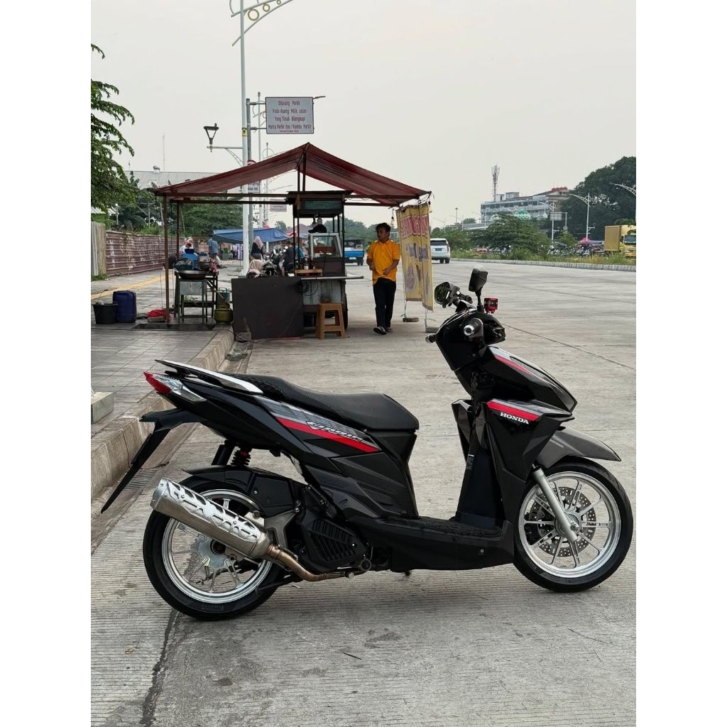 striping sticker lis decal standar ori vario 125 2016 2017 hitam