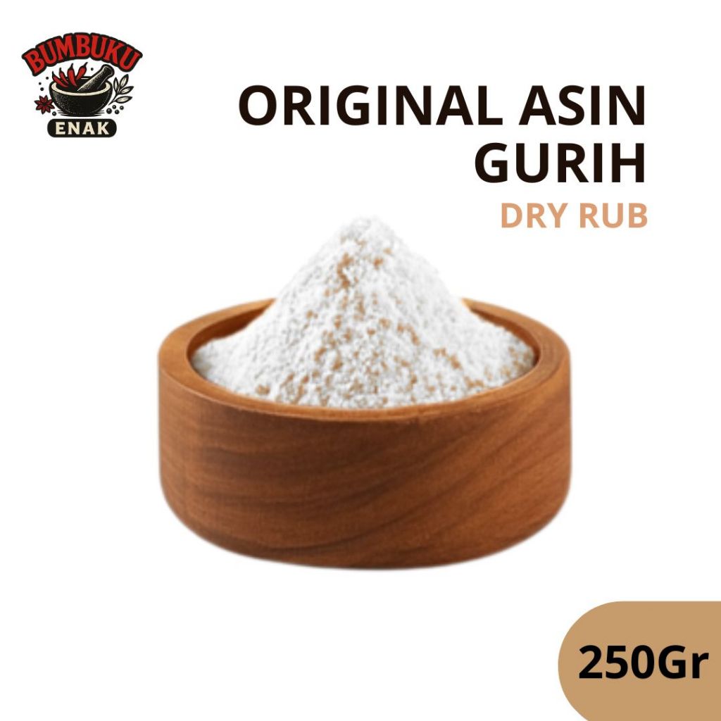 

Bumbu Tabur Non MSG Original Asin Gurih 250GR – Dry Rub Serbaguna Tanpa Penguat Rasa untuk Masakan & Camilan