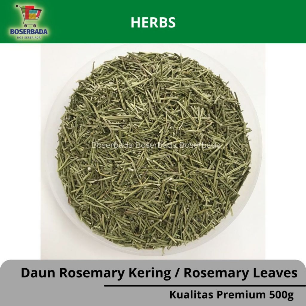 

500g Daun Rosemary Kering / Rosemary Leaves / Premium