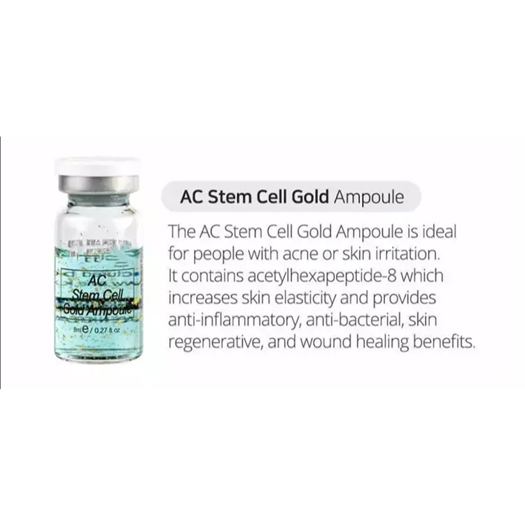 IBCCCNDC GLOW BOOSTER KIT - AC STEM CELL GOLD AMPOULE