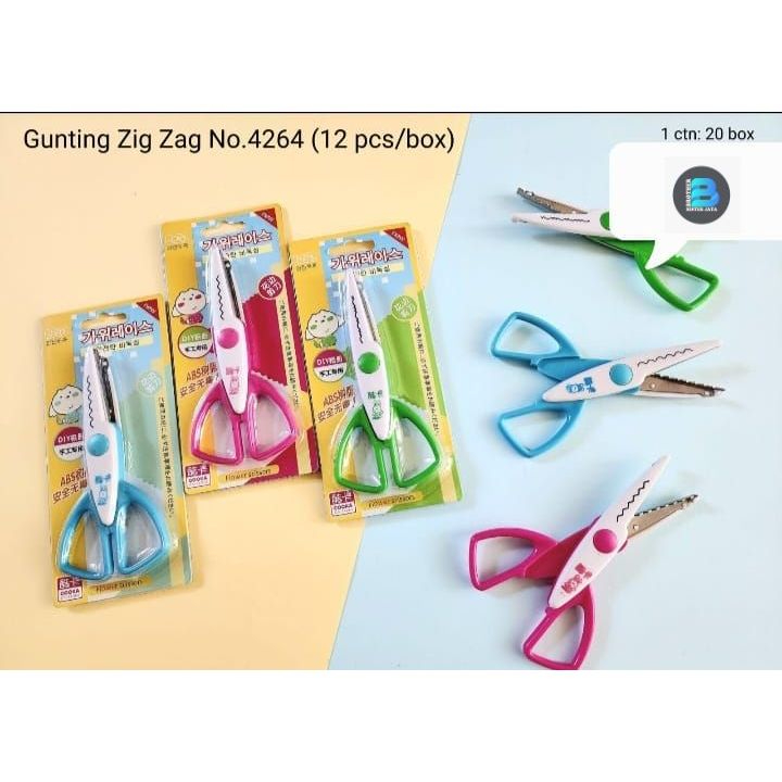 

Gunting kertas zig zag kode 4264