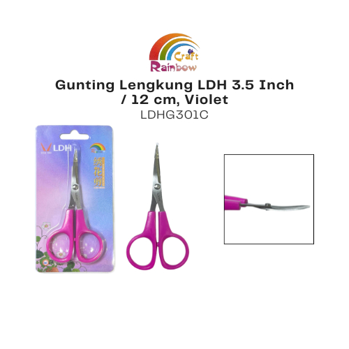 

Gunting Lengkung Bordir LDH 3,5 INCH (10 cm) G301C Satuan pcs
