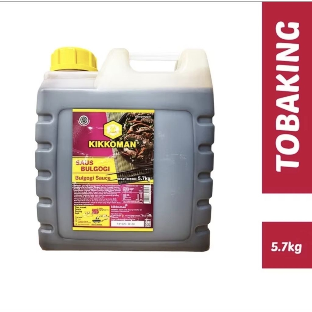 

Saus Kikkoman Bulgogi Jerigen 5.7kg / 5 liter. TERMURAH CUCI GUDANG!