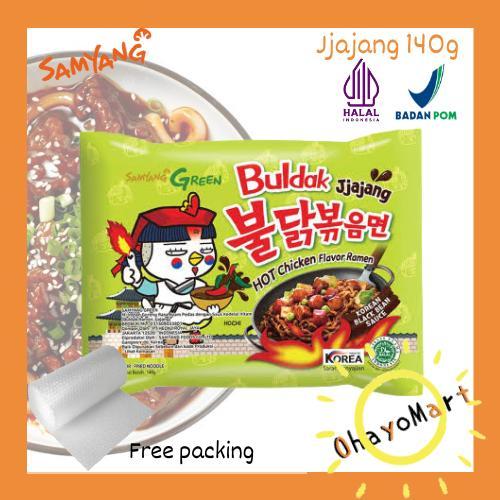 

Samyang Buldak Jjajang sachet / Samyang Jjajang mi instant goreng dengan saus kedelai hitam 140g