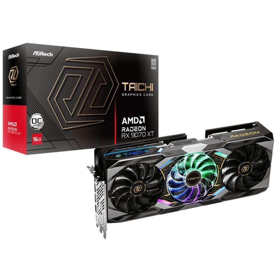 ASROCK AMD RADEON RX 9070 XT TAICHI OC 16GB GDDR6 OC | VGA AM RADEON RX 9070XT