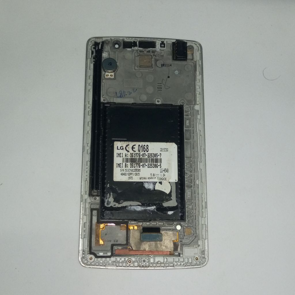 LCD Touchscreen Frame LG G4 Stylus - LGH540 ORI Nyala