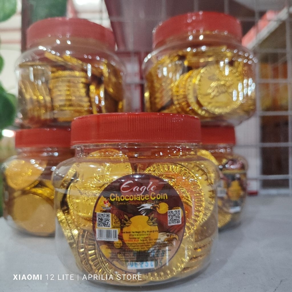 

Coklat Koin isi 60 Coklat Eagle Keping
