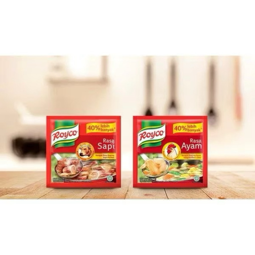 

Royco Kaldu Ayam & Sapi || 1 Renceng (isi 12pcs)
