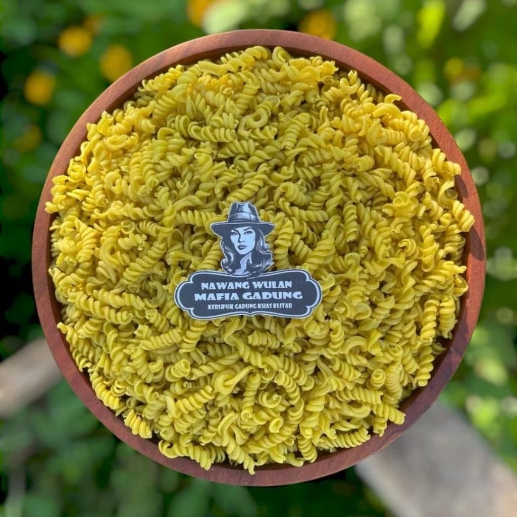 

Kerupuk BENTUK SPIRAL Krupuk Makaroni Spiral Kuning Krupukie Kruwel Kuning Bantat Mentah Istimewa Gurih Renyah Enak