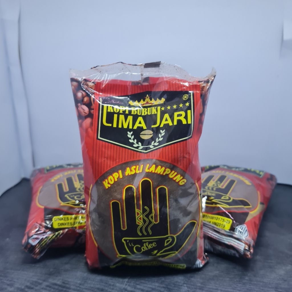 

Kopi Bubuk Lima Jari KOPI LAMPUNG 100g