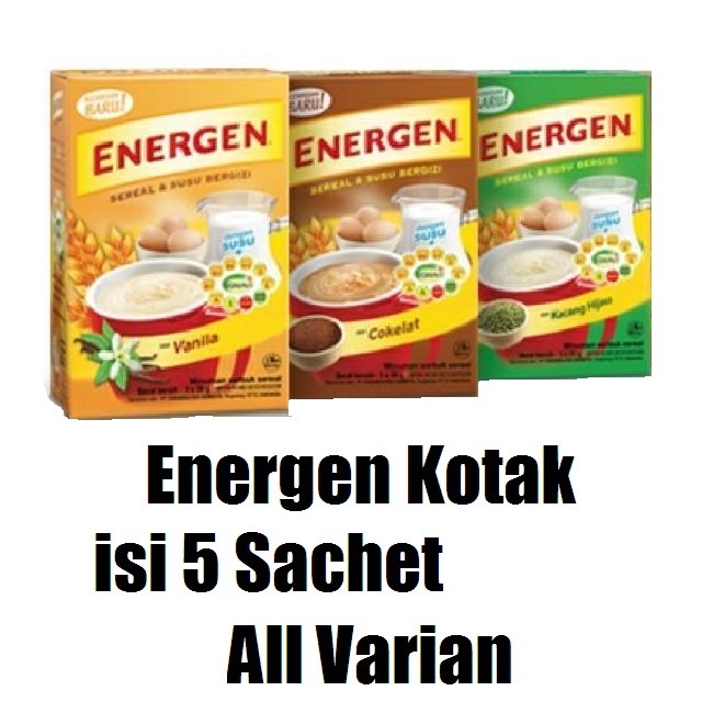 

[oddsolshop] pekanbaru/Energen Minuman Serbuk Sereal Susu 5 PCS 30GR Bubuk Minum Cereal Drink