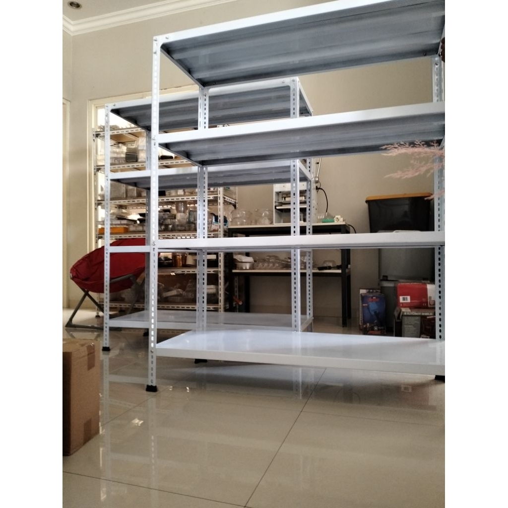 rak besi siku P 120 40 200 susun 4