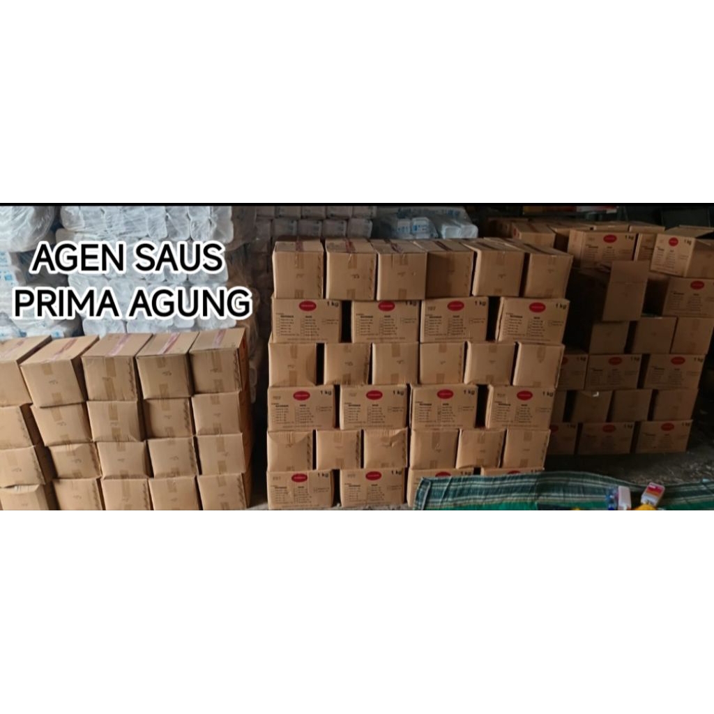 

KHUSUS CARGO [1 DUS] SAUS MENTAI 1KG PRIMA AGUNG ISI 20PCS [1KG X 20PAK]