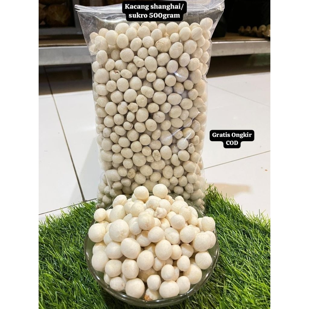 

kacang shanghai 500gram , gratis packing babblewarp cemilan makanan ringan Bandung