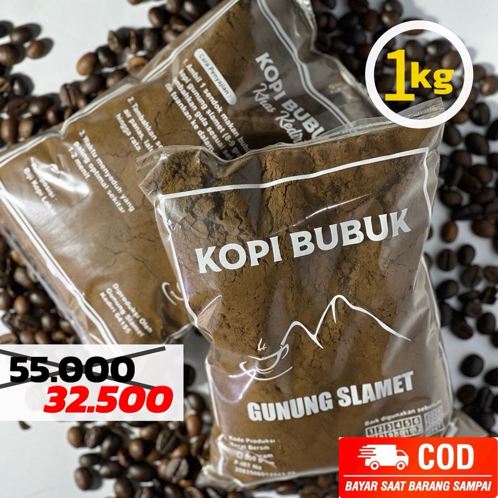 

KOPI BUBUK KHAS KEDIRI GUNUNG SLAMET 1 KG ORIGINAL 100%