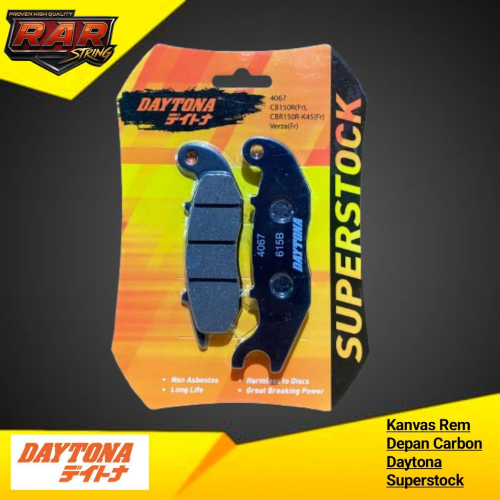 Kampas Rem Depan Daytona CB 150 R CBR 150 R K45 Verza 4067
