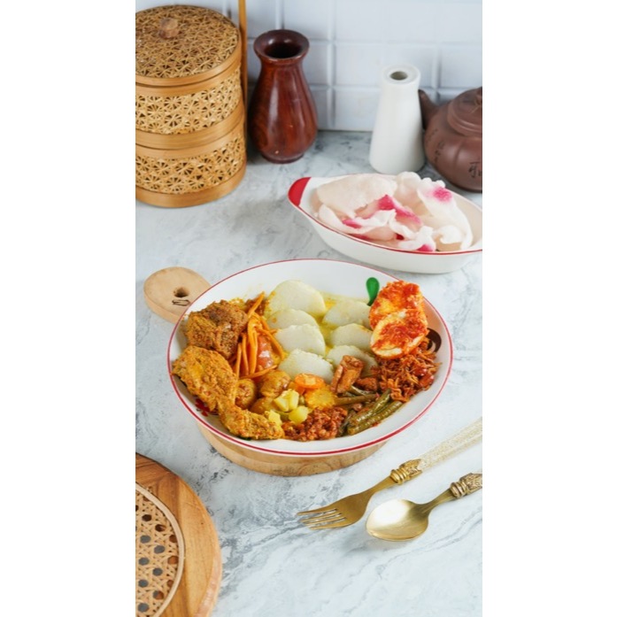 

Lontong Sayur Medan Komplit