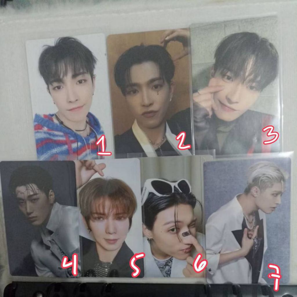 ATEEZ PHOTOCARD OFFICIAL HONGJOONG SAN MINGI YEOSANG WOOYOUNG POCA ALBUM BIRTHDAY JAPAN NOT OKAY HAL