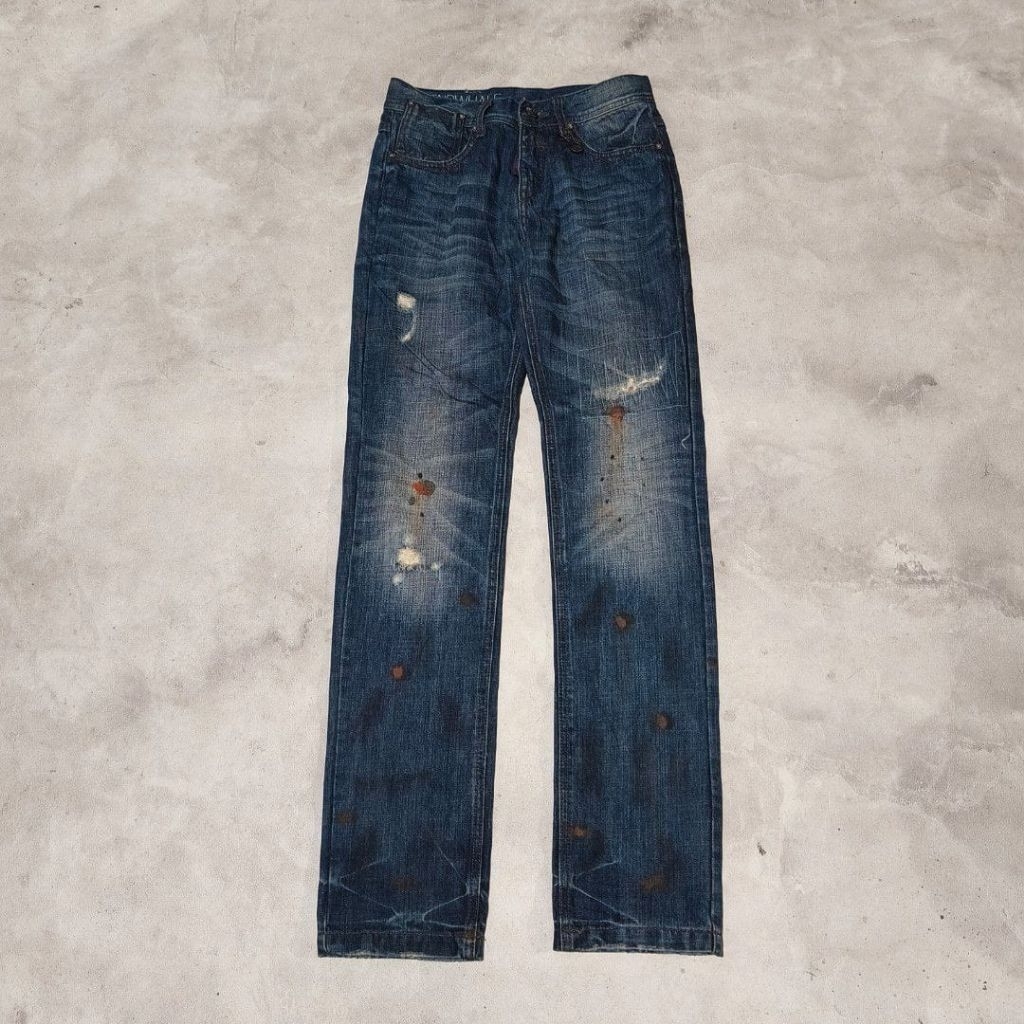 Celana panjang denim jeans pria fairwhale ripped