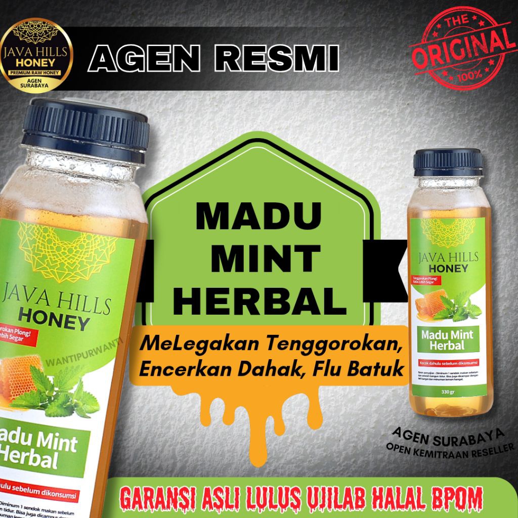 

BISA COD Madu Mint Javahills Honey 320 gram Asli Premium