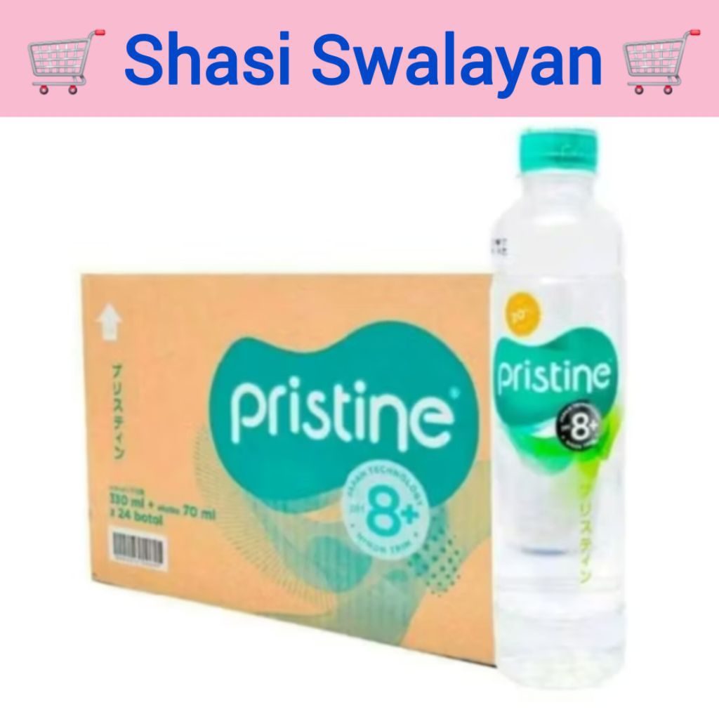 

PRISTINE 8.6+ Air Mineral 1 Dus Karton 400ml X 24Pcs