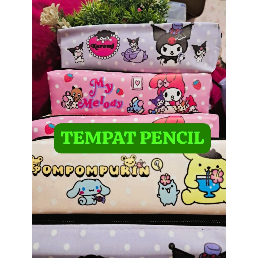 

[ATMS] JUAL TEMPAT PENCIL KUROMI MELODY POMPOMPURIN CINNAMOROL. KUALITAS BAGUS DAN KEREN