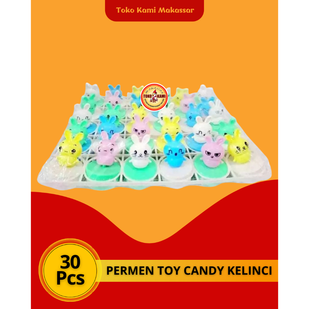 

PERMEN TOY CANDY KELINCI ISI 30 PCS