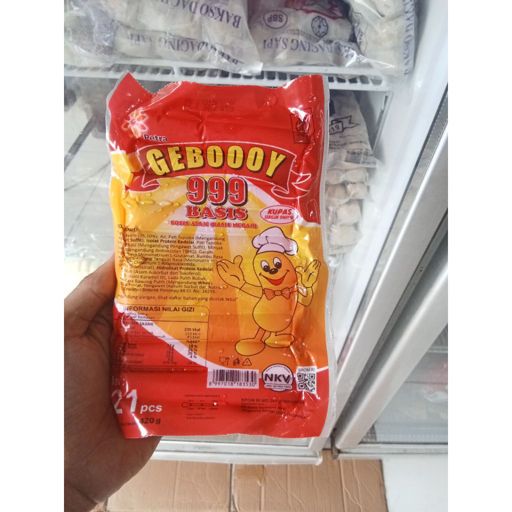 

Sosis geboy , sosis ayam isi 21 pcs