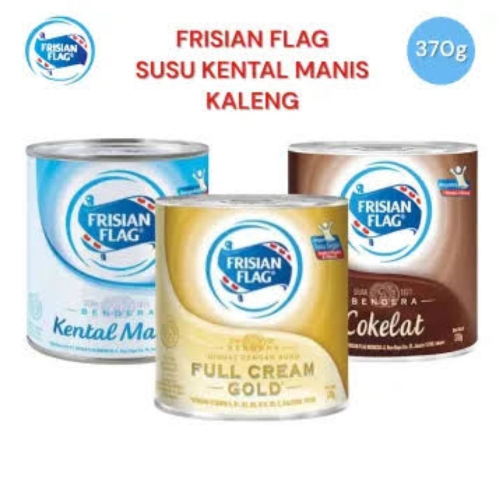 

SUSU FRISIAN FLAG PUTIH | COKELAT | GOLD KALENG NETTO 370 GR muraah
